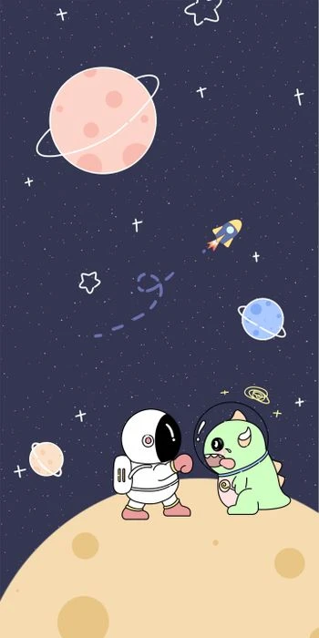 Hình ảnh phi hành gia cute 10