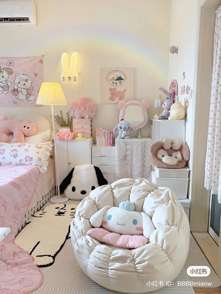 Góc làm việc dễ thương