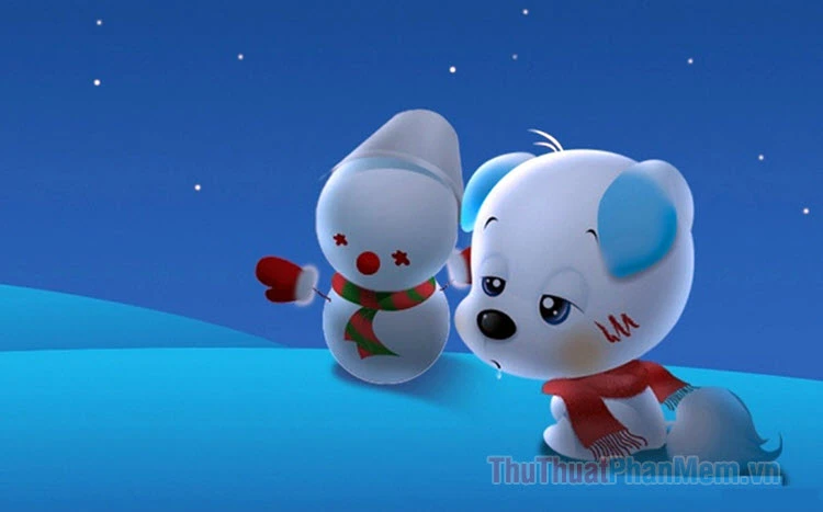 Hình nền 3D dễ thương