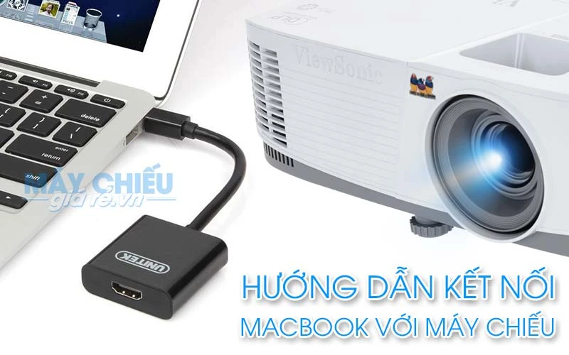 Kết nối MacBook với máy chiếu