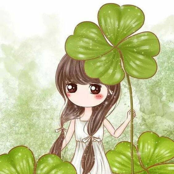 Cỏ bốn lá cute