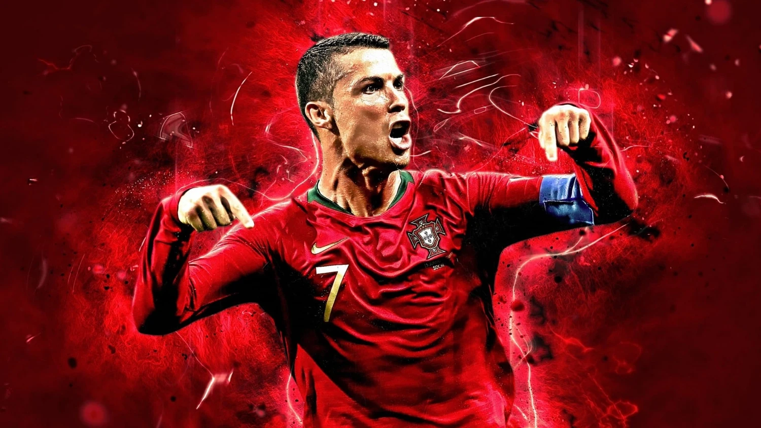 Hình ảnh Ronaldo trong những khoảnh khắc thi đấu