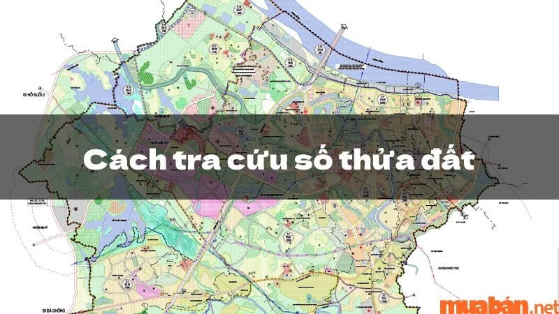 Giao diện ứng dụng tra cứu thửa đất