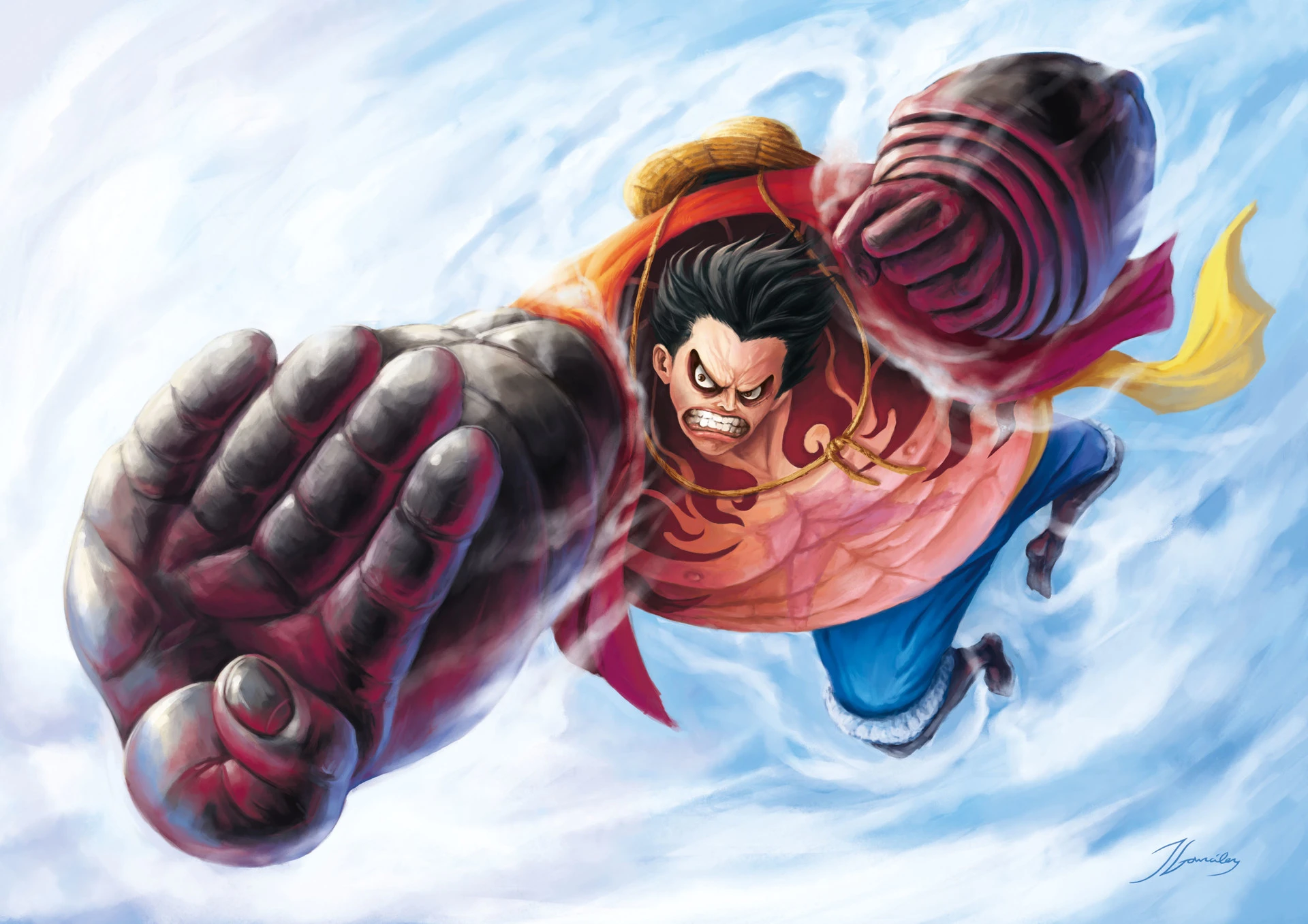 Luffy Gear 4