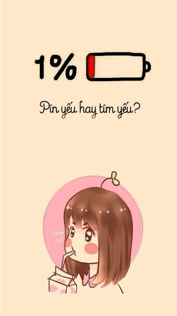 Hình nền cute có chữ 9