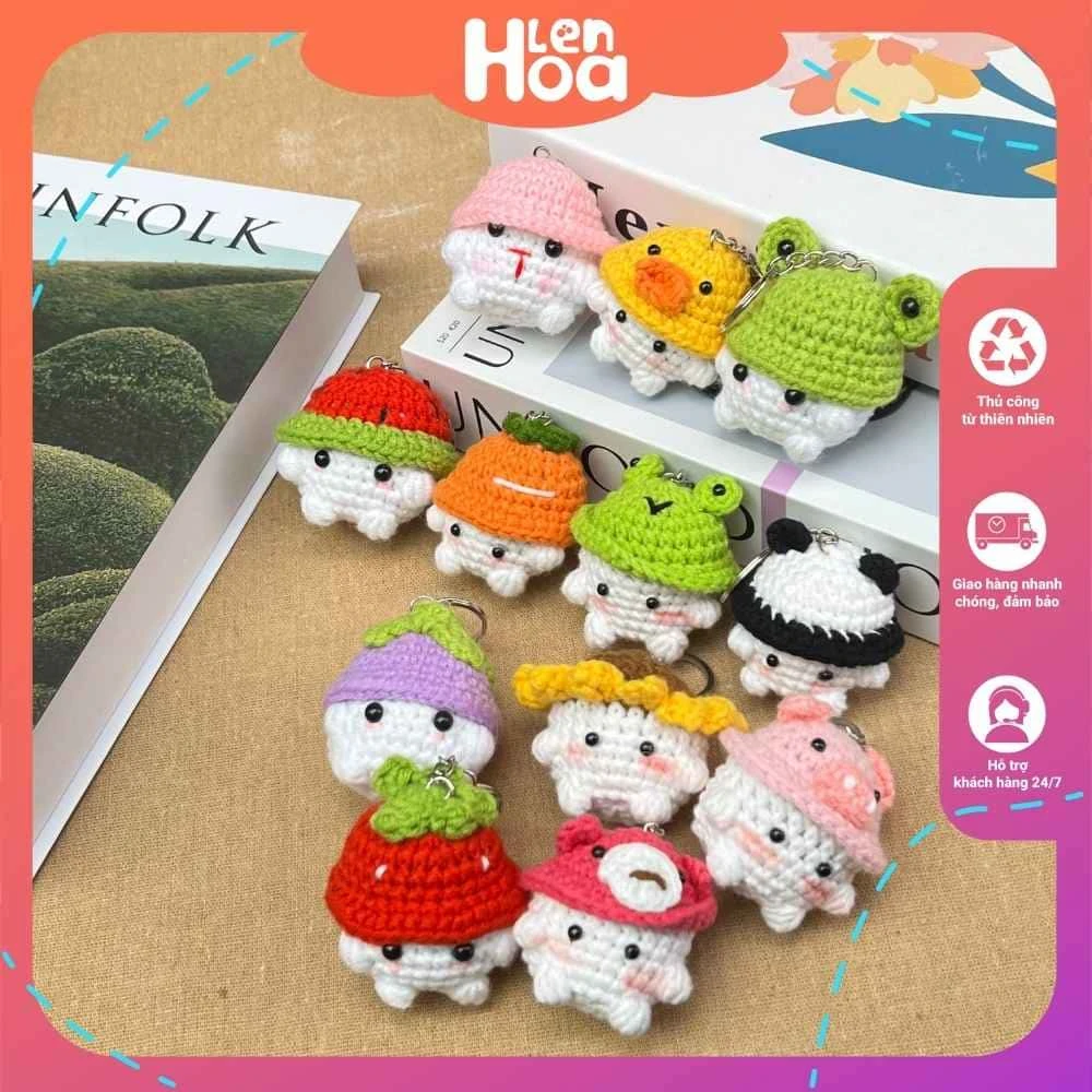 Móc khóa len handmade