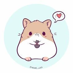 Chuột Hamster Chibi Cute