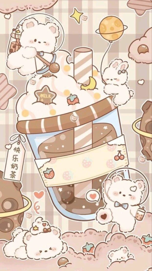 Hình nền bàn phím cute 2