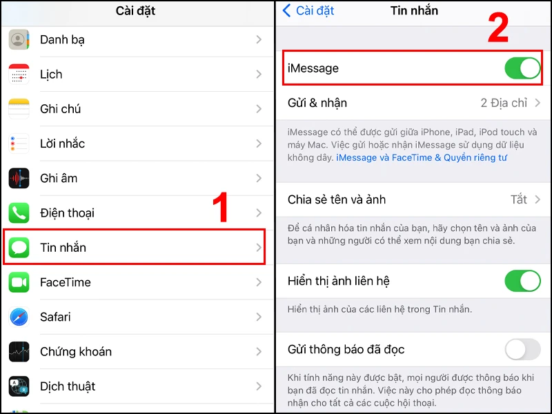 Tính năng bảo mật và mã hóa