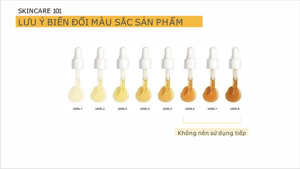 Nhận diện serum bị oxy hóa