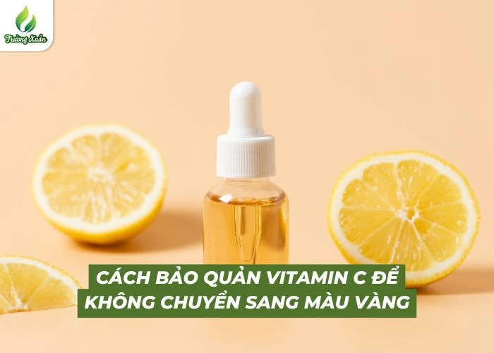 Serum Vitamin C chuyển màu vàng có dùng được không
