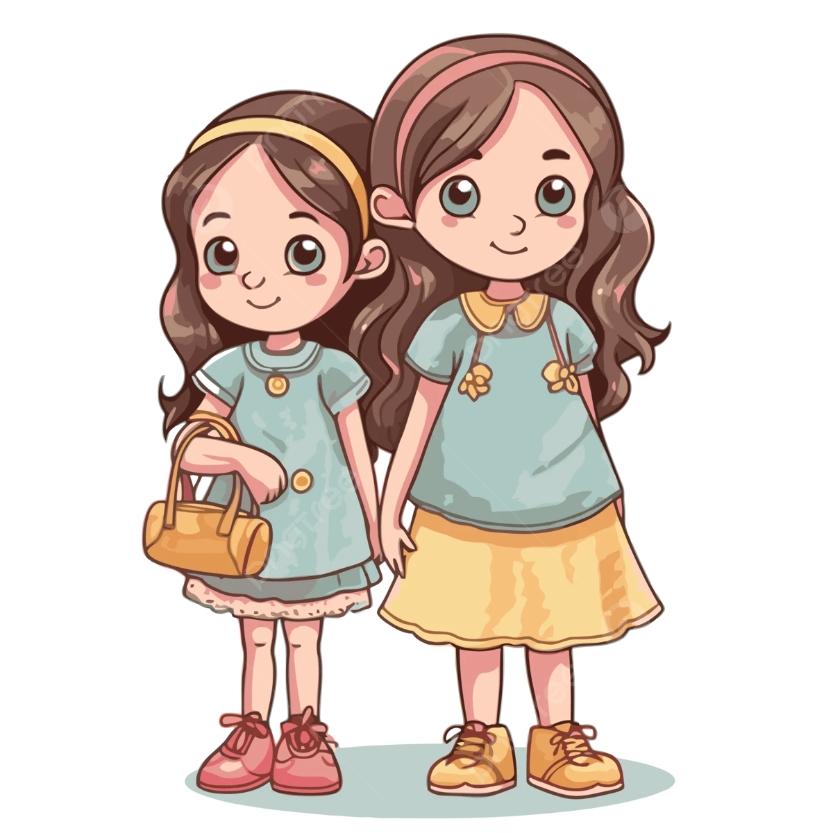 Hình ảnh chị em đáng yêu