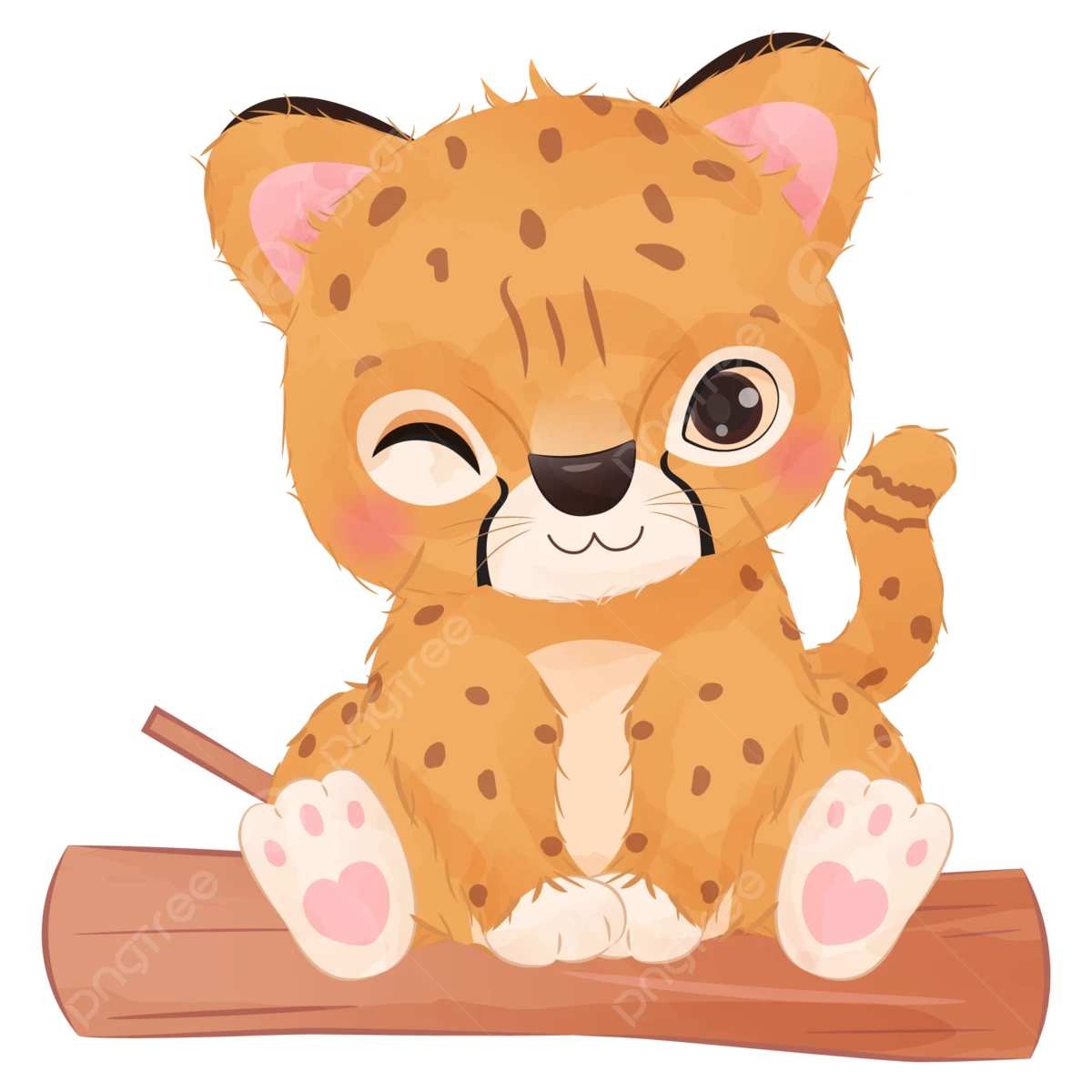Hình ảnh con báo cute