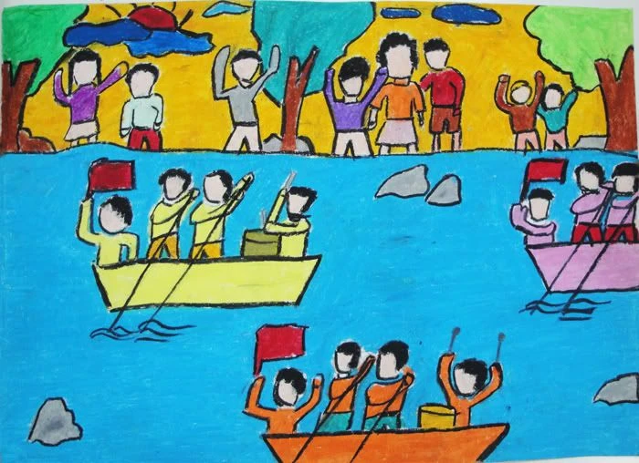 Hình ảnh tranh lễ hội 6