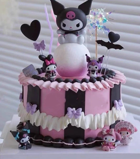 Bánh ngọt Kuromi với thiết kế đáng yêu