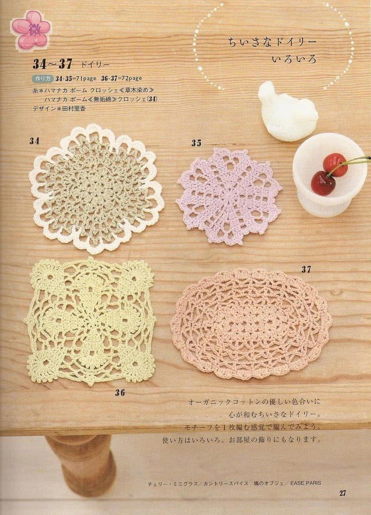 Miếng lót ly hình hoa