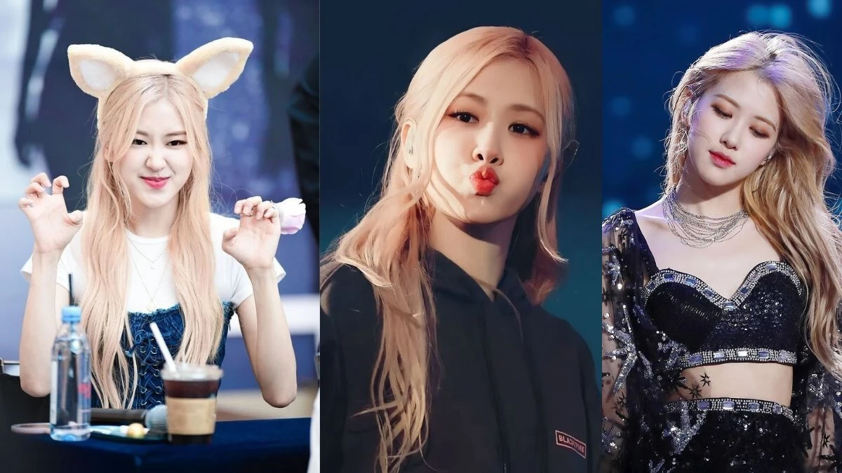 Rosé trình diễn trên sân khấu