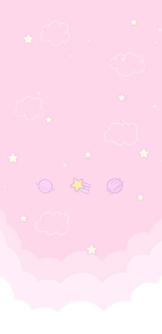 Hình nền màu hồng cute 2