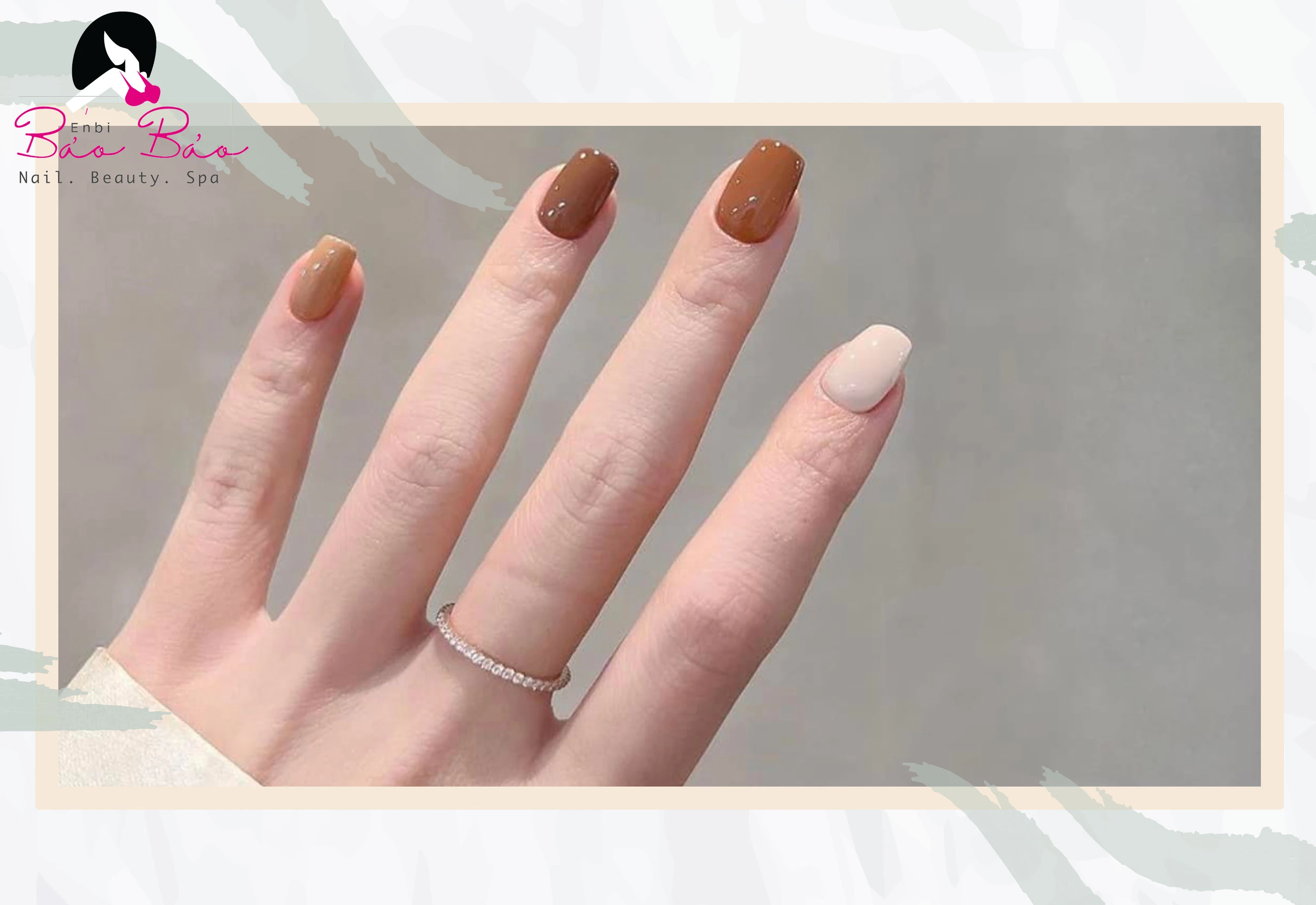 Mẫu nail basic và dễ thương