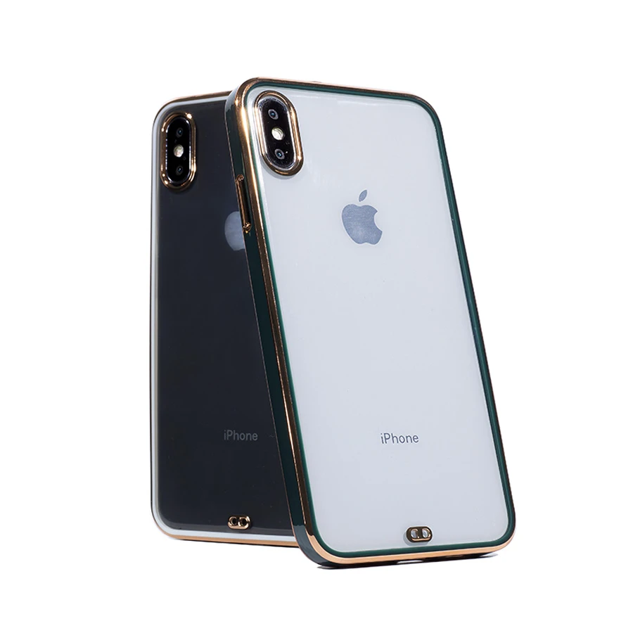 Ốp lưng trong suốt viền vuông