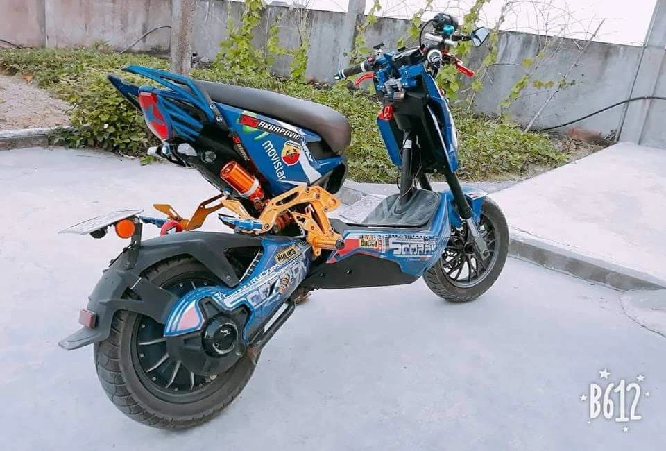 Xe điện Xmen với giảm sóc độ cực ngầu