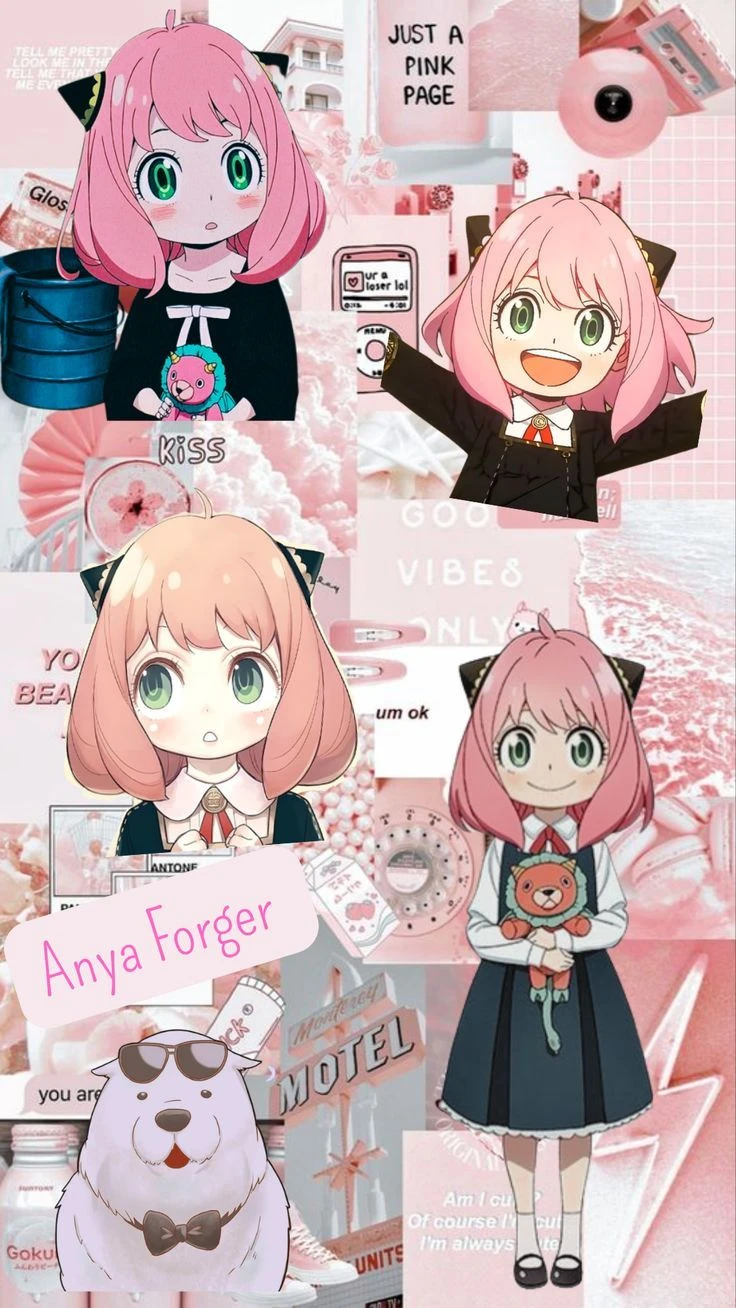 Anya Forger Cute Galaxy Wallpaper