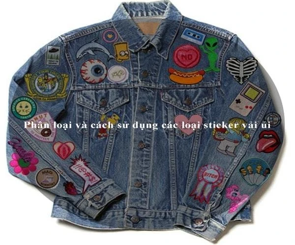 Mẫu sticker ủi áo đa dạng
