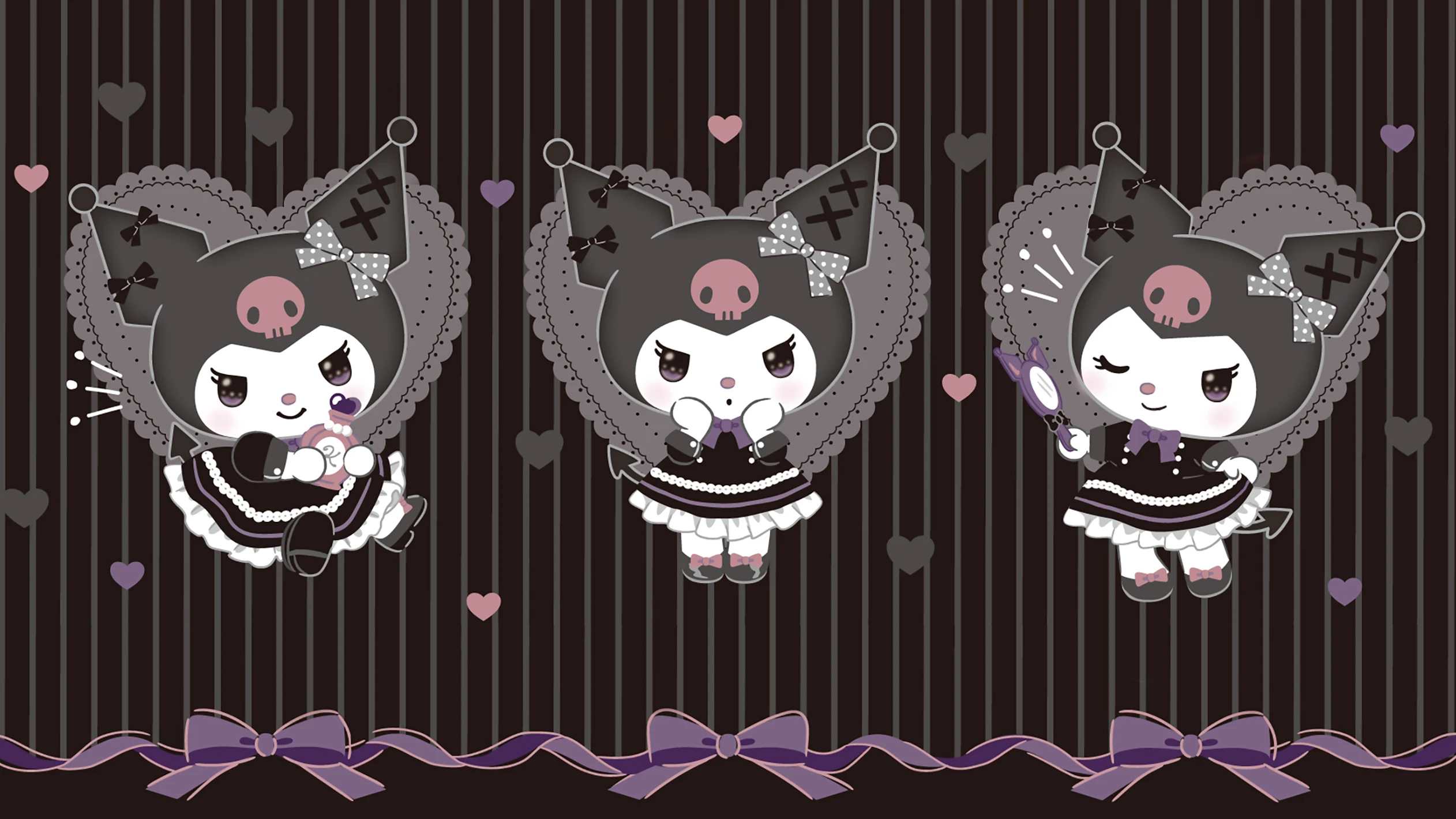 Gothic Lolita Kuromi Wallpaper