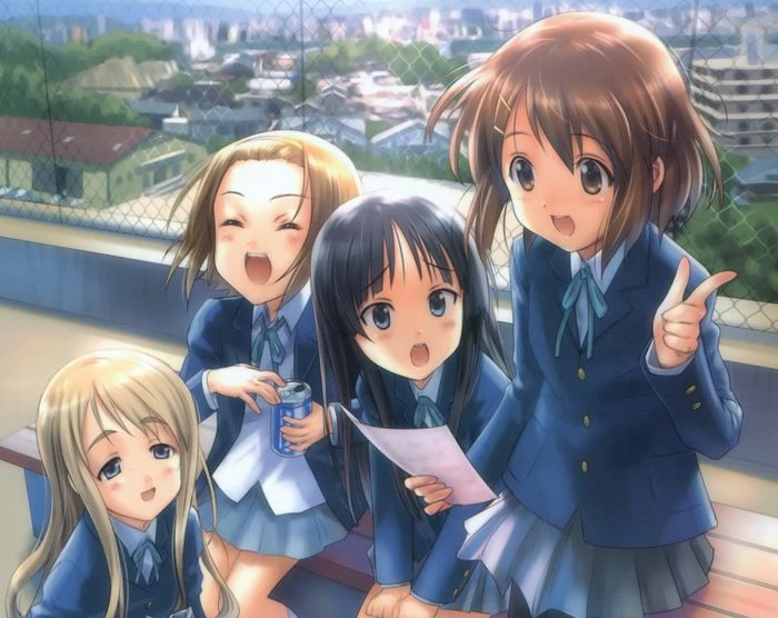 Hình ảnh nhóm bạn thân anime