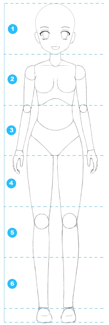 Anime Girl Standing