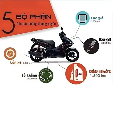 Các bộ phận khác của xe máy