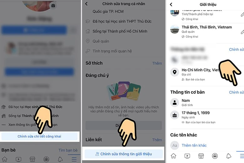 Chỉnh sửa thông tin sinh nhật trên Facebook