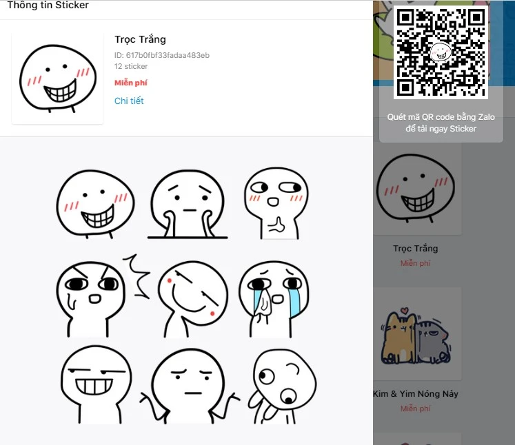Sticker ngộ nghĩnh