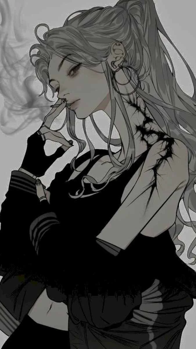 Hình nền anime nữ ngầu