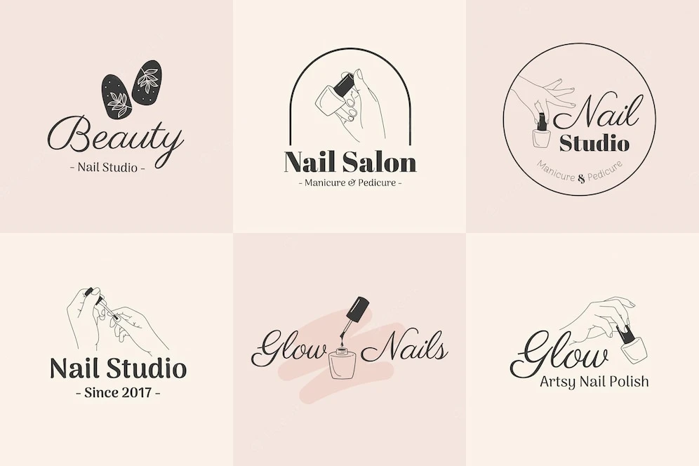 Mẫu Logo Nail Tối Giản