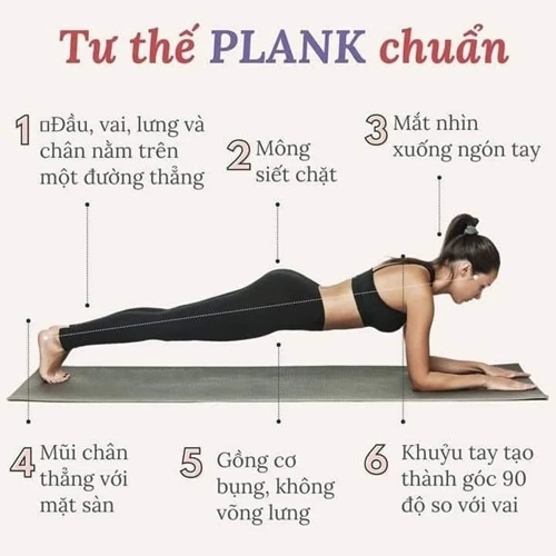 Tư thế plank hiệu quả