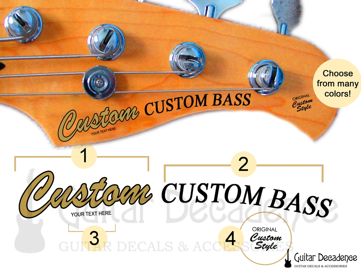 Decal vinyl cho guitar