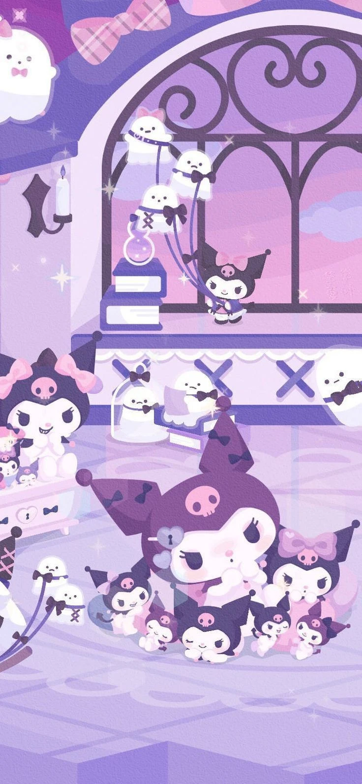 Kuromi với phong cách dễ thương