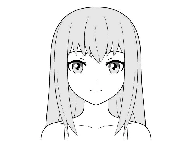 Hình ảnh anime dễ vẽ 3