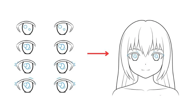Hình ảnh anime dễ vẽ 7