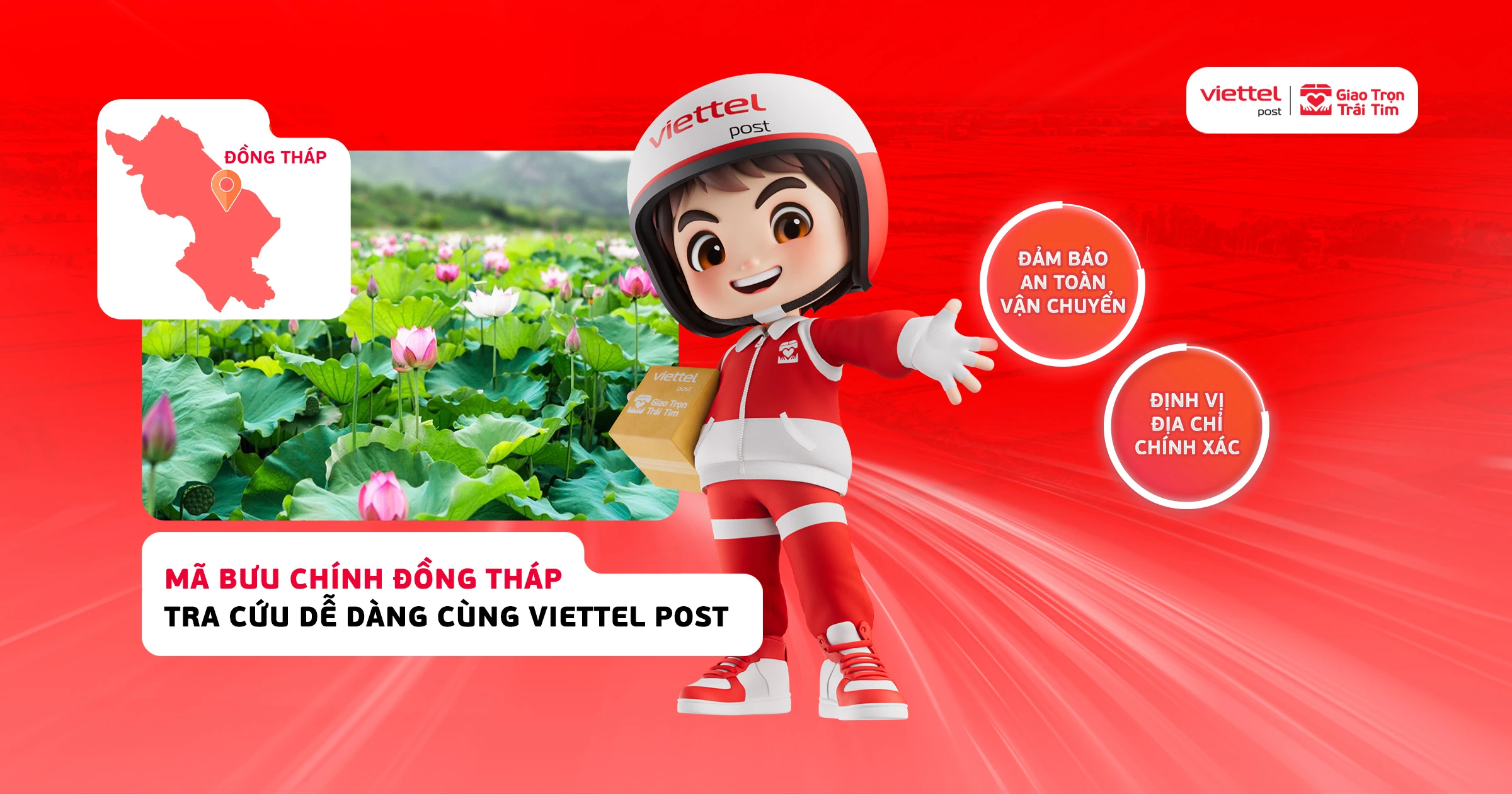 Mã bưu chính Đồng Tháp - mới nhất