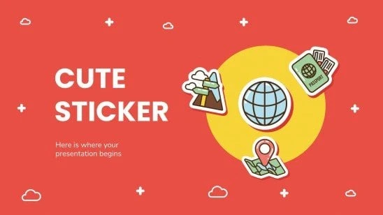 Hình dán dễ thương cho bài thuyết trình