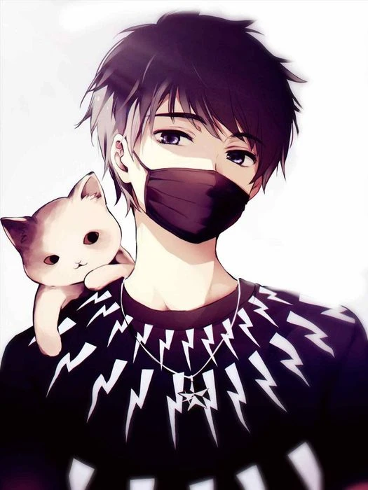 Hình ảnh một chàng trai anime trong tình huống cảm động