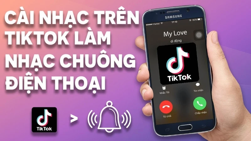 Cài đặt nhạc chuông từ TikTok