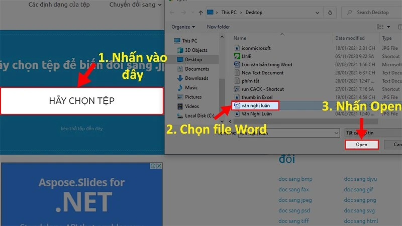 Chuyển đổi bằng phần mềm