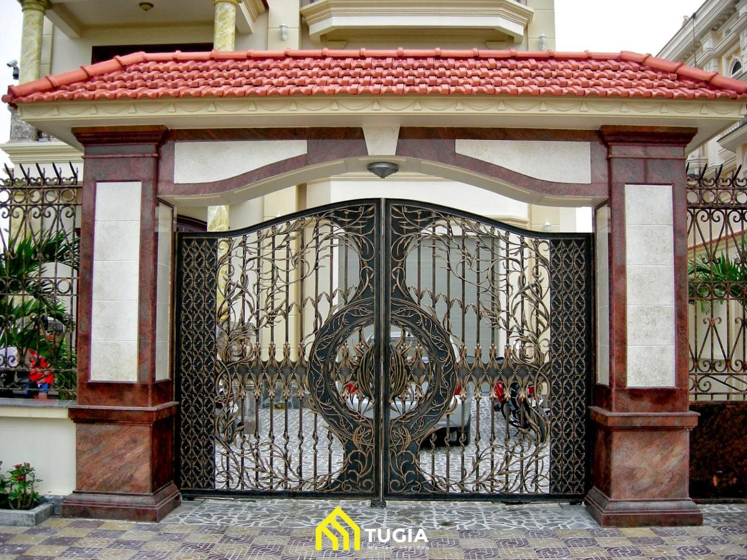 Mẫu cột cổng cổ điển