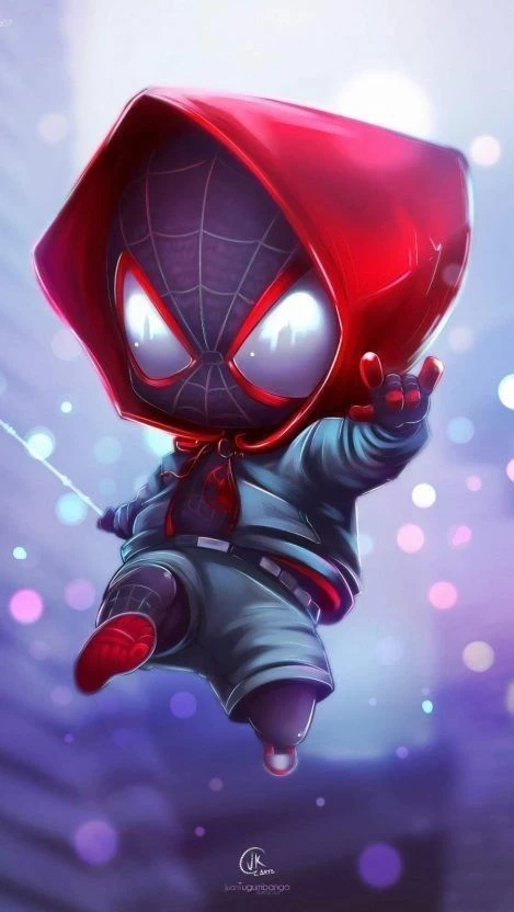 Hình nền người nhện chibi