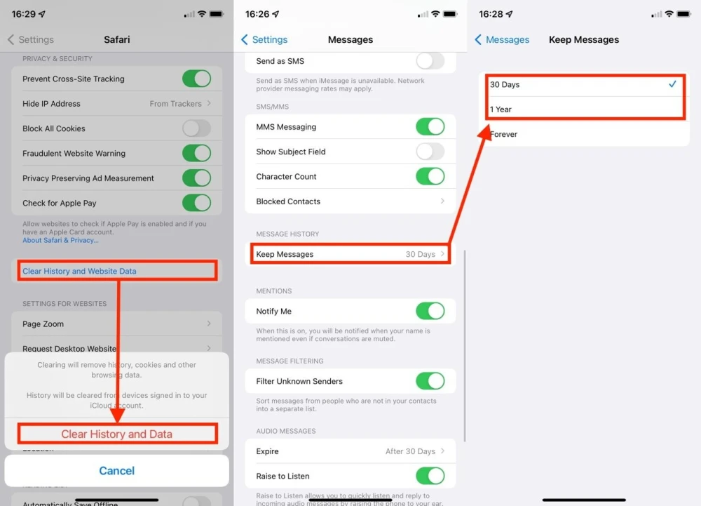Khôi phục cài đặt gốc trên iPhone