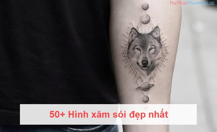 Hình xăm sói đẹp