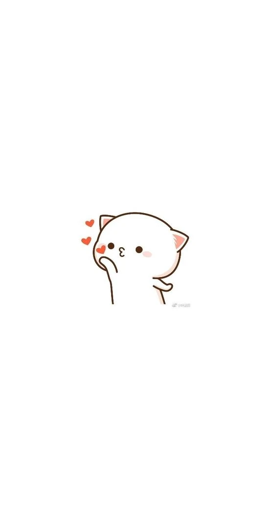 Hình nền trắng cute 4